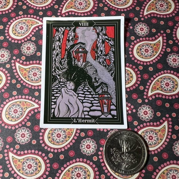 The HERMIT Tarot Witchy Spiritual Light Worker Magick Occult Tarot Fortune - Picture 2 of 3